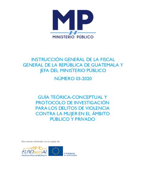 Pdf GuÍa TeÓrica Conceptual Y Protocolo De InvestigaciÓn Para Los