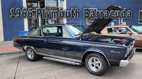 1966 Plymouth Barracuda At Hastings Classic Car Show YouTube