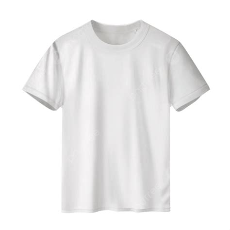 Realistic White T Shirt Vector For Mockup, Realistic T Shirt Mockup