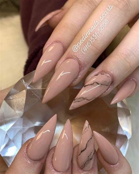 Mesmerizing Nude Marble Nails Designs To Impress Nail Designs Daily