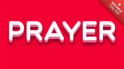 Prayer | Text Effect Generator