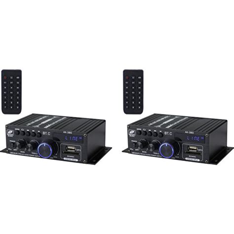 Guiwuu 2x AK380 800W 12V Güç Amplifikatörü Bluetooth Stereo Fiyatı