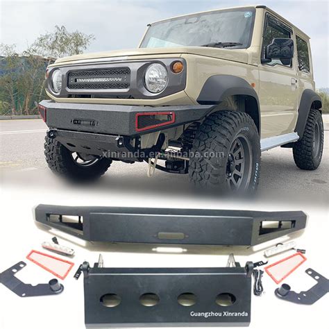 Steel Front Bumper For Suzuki Jimny Jb74 Jb64 2018 Gen4 Sierra Jb74w