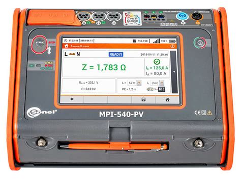 Sonel MPI 540 PV Wielofunkcyjny miernik parametrów instalacji elektrycznych