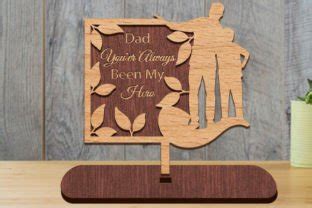 Fathers Day Gift Sign Laser Cut Svg Graphic By Cutting Edge Creative