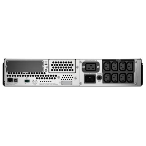 Apc Smart Ups 3kva 2700w Rackmount 2u 230v 8x Iec C13 1x Iec C19 Outlets Smartslot Avr Lcd