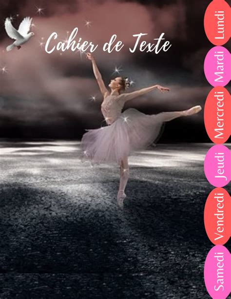 Buy Cahier De Texte Danseuse Cp Ce Ce Cm Cm