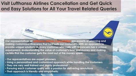 Ppt Lufthansa Airlines Cancellation Powerpoint Presentation Free