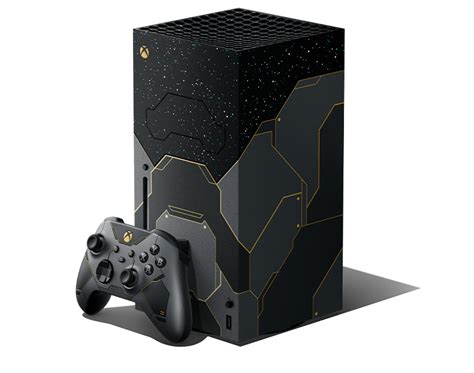 Blue Vents And Star Engravings Xbox Series X Halo Infinite Limited