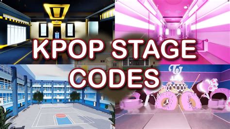 KPOP STAGE CODES For RH Studio Roblox Irenesluv YouTube