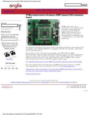 Fillable Online Stmicroelectronics Introduce Arm Based Can Evaluation