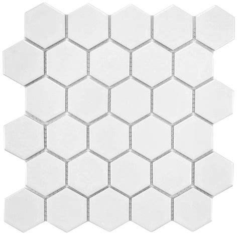 Metro Hex 2 X 2 Porcelain Honeycomb Mosaic Wall Floor Tile