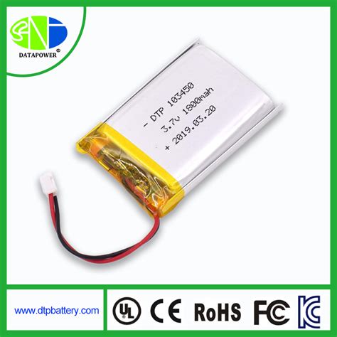 Dtp Li Polymer V Mah Lithium Ion Battery With Kc Ce Iec