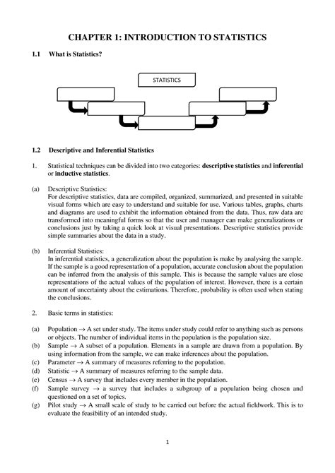 06 STA404 Course Notes Chapter 1 CHAPTER 1 INTRODUCTION TO