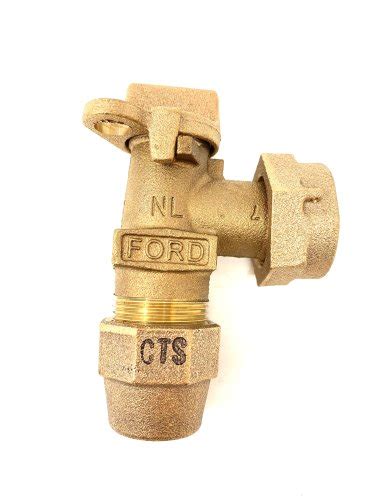 Ford Brass Angle Curb Stop 1 Kv43 444w G Nl Cts X Meter Swivel