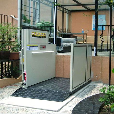 Hydraulic Electric Vertical Wheelchair Lift Handicap Disabled Elevator