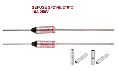 Thermal Fuse Cutoff Sefuse Sf E C A V Pack Of W Butt