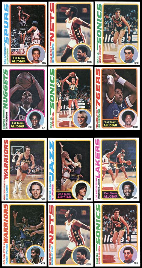 Lot Detail Topps Basketball Complete Set And Near