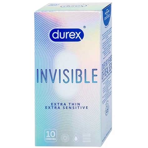 Bao Cao Su Durex Invisible Extra Thin Si U M Ng Drloves