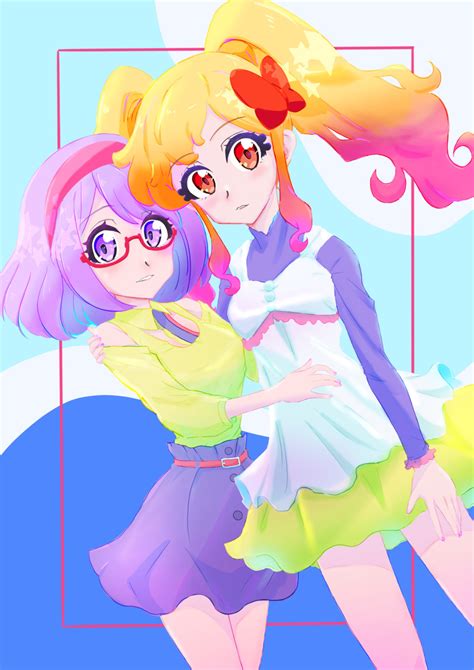 Safebooru 2girls Absurdres Aikatsu Series Aikatsu Stars Blonde