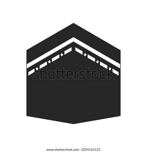 Makkah Kaaba Hajj Muslime Islamische Mekka Stock Vektorgrafik