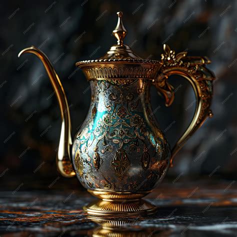 Premium AI Image | Arabic Coffee pot traditional Saudi Coffee Dallah