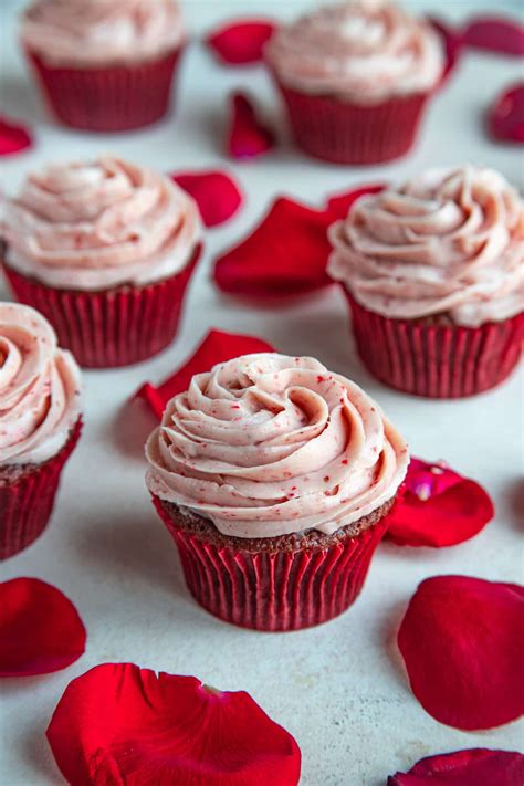 Red Velvet Cupcake Background