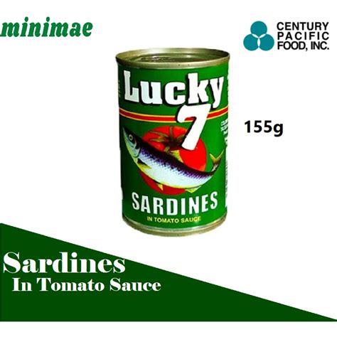 Lucky Sardines In Tomato Sauce Gx Pcs Shopee Philippines