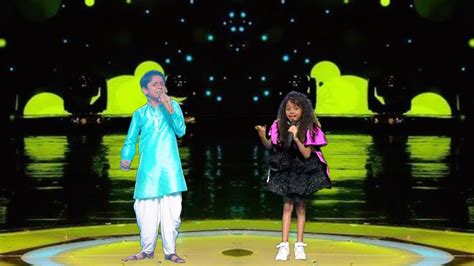 Miah Mahak Master Aryan Duet Performance In Superstar Singer 3