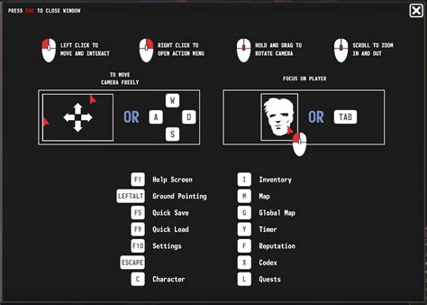 pc game    controls cheat sheet pc gamer