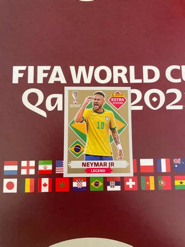 Figurinha Legend Gold Neymar Jr Copa Do Mundo Qatar 2022 Figurinhas