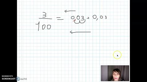 Trasformare Una Frazione In Numero Decimale YouTube