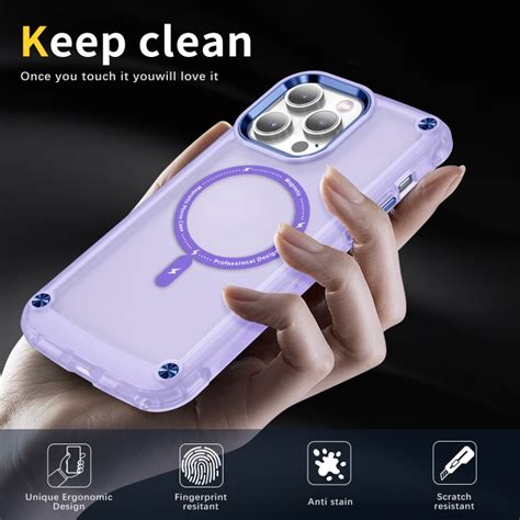 Противоударный чехол Skin Feel MagSafe Magnetic для iPhone 15 Pro 5G ...