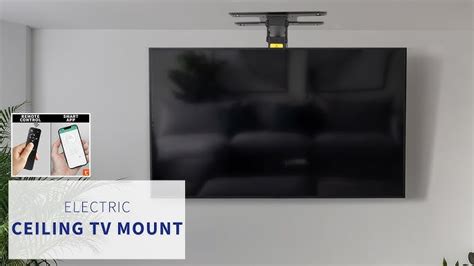 Vivo Electric Motorized Flip Down Pitched Roof Ceiling Tv Mount For 23