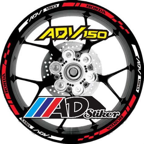 Newest CUTTING STICKER LIST VELG FOR HONDA ADV 150 160 Shopee Malaysia