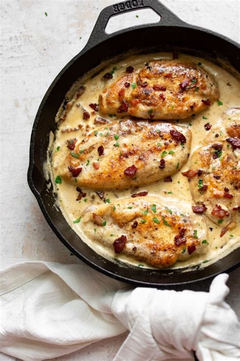 Creamy Bacon Chicken • Salt And Lavender