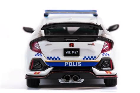 Ym Model 164 Honda Civic Type R Fk8 Malaysia Police Car Hobbies