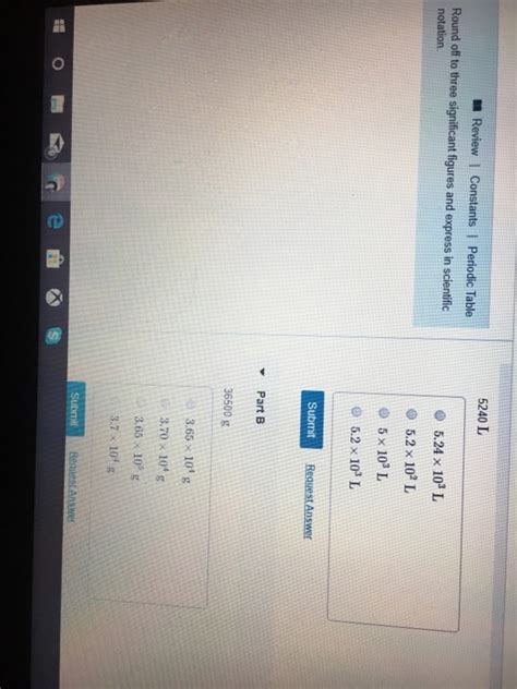 Solved 5240 L 1 Review Constants L Periodic Table Round Chegg