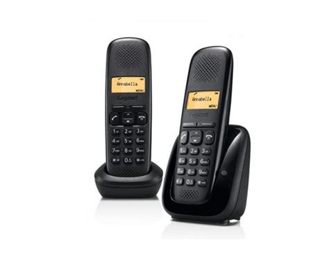 Acheter TÉLÉPHONE SANS FIL GIGASET A170 DUO NOIR - 460,00 د.م. - Maroc