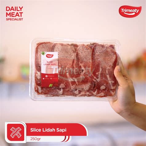 Jual Slice Lidah Sapi Oxtongue Beef Tongue Gyutan 250gr Shopee