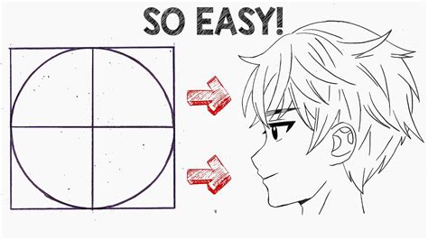 Easiest Way To Draw Side View Anime Face Important Tip For Beginners Youtube