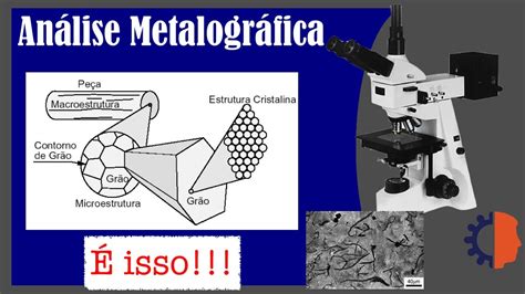 Macroestrutura microestrutura e estrutura cristalina na análise