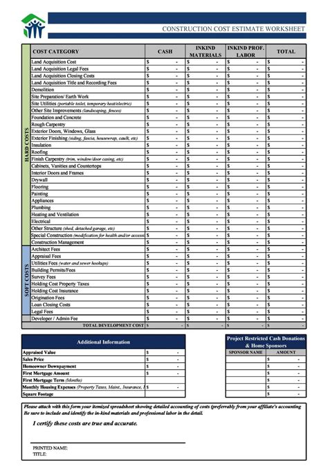 Perfect Construction Estimate Templates Free Templatearchive