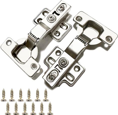 20 Pieces Glubb Zone Cabinet Hinges 12 Inch Overlay Soft Closing Hinges With Screws For Kitchen