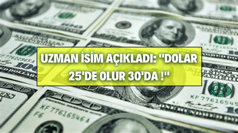 Dolar Tl Mi Olacak Uzman Isim Resmen A Klad G Ren Duyan Inanamad