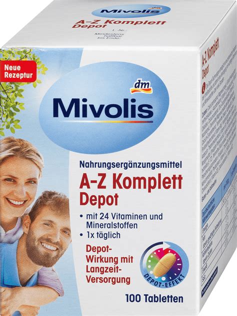 Mivolis A Z Tablete Dodatak Prehrani S Vitaminima Mineralima I