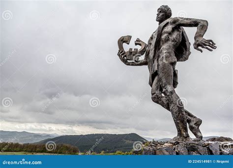 Orpheus Statue is Way of Entering To Town of Kardzhali Bulgaria ...