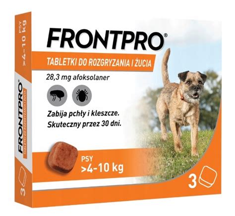 Frontpro Na Pch Y I Kleszcze Dla Psa Na Dni Kg Tabletki