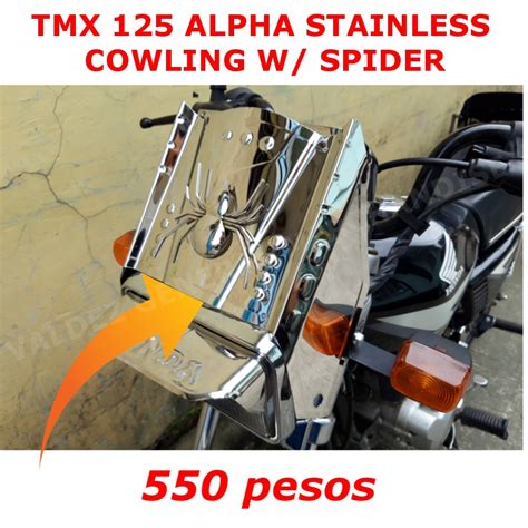 Tmx Alpha Euro Rusi Tc New Stainless Cowling Maskara