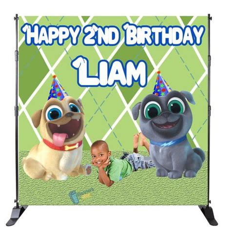 Puppy Dog Pals Backdrop Personalized Backdrop Puppy Dog Pals Etsy